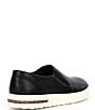 Color:Black - Image 2 - Women's Oswego Leather Slip-On Sneakers