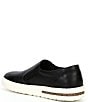 Color:Black - Image 3 - Women's Oswego Leather Slip-On Sneakers