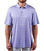 Color:Lavender - Image 1 - Oli Striped Short Sleeve Polo Shirt