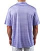 Color:Lavender - Image 2 - Oli Striped Short Sleeve Polo Shirt