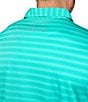 Color:Cabo Blue - Image 4 - Oli Striped Short Sleeve Polo Shirt
