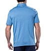 Color:Azure - Image 2 - Baja Short Sleeve Athletic Polo Shirt