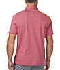 Color:Desert Rose/Navy - Image 2 - Baja Short Sleeve Athletic Polo Shirt