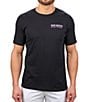 Color:Black - Image 2 - BC Outlined Short Sleeve Graphic T-Shirt