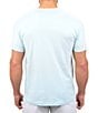 Color:Ice Blue - Image 2 - Calvin Short Sleeve Graphic T-Shirt