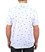 Color:White - Image 2 - Clover Tweet Printed Short Sleeve Polo Shirt