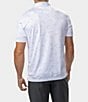 Color:White - Image 2 - Club Print Short Sleeve Polo Shirt