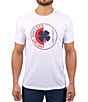 Color:White - Image 1 - Echo Short Sleeve Graphic T-Shirt