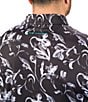 Color:Black - Image 4 - Enzo Printed Short Sleeve Polo Shirt