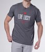 Color:Heather Grey - Image 1 - Focus Short Sleeve Graphic T-shirt