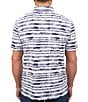 Color:Navy - Image 2 - Jungle Lines Short Sleeve Printed Polo Shirt