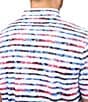 Color:Marine - Image 4 - Kona Printed Short Sleeve Polo Shirt
