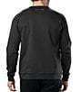 Color:Black - Image 2 - Long Sleeve Crew Knit Pullover