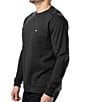 Color:Black - Image 3 - Long Sleeve Crew Knit Pullover