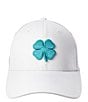 Color:Cabo Blue - Image 3 - Premium Clover 118 Fitted Trucker Hat