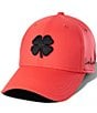 Color:Red - Image 1 - Premium Clover Fitted Cap