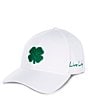 Color:White/Green - Image 1 - Premium Clover Flexfit Hat