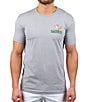 Color:Gray - Image 2 - Short Sleeve Birdie Graphic T-Shirt
