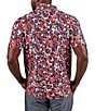 BLACK CLOVER Short Sleeve Brandy Red Camo Mix Polo - Image 2