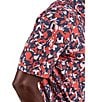 BLACK CLOVER Short Sleeve Brandy Red Camo Mix Polo - Image 3