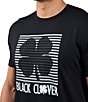 Color:Black - Image 5 - Short Sleeve Icon Graphic T-Shirt