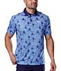Color:Azure - Image 1 - The Lucky Bamboo Athletic Polo Shirt