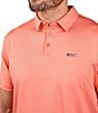 Color:Coral - Image 3 - Walker Short Sleeve Polo Shirt