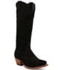 Color:Black - Image 1 - Women's Addison Suede Western Boots