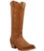 Color:Cognac - Image 1 - Women's Eden Leather Stitched Western Boots