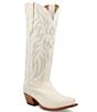 Color:White - Image 1 - Women's Pearl Leather Western Boots