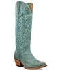Color:Dusty Turquoise - Image 1 - Women's Sierra Leather Western Boots