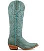 Color:Dusty Turquoise - Image 2 - Women's Sierra Leather Western Boots