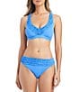 Bleu Rod Beattie Rufflicious D-Cup Underwire Ruffle Trim Bralette Swim Top & Banded Hipster Swim Bottom - Image 1