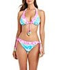 Bleu Rod Beattie Sock It To Me Tie Side Hipster Swim Bottom, Color:Multi - Image 3