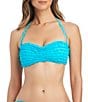Bleu Rod Beattie Solid Rufflicious Molded Cup Bandeau Swim Top & Solid Rufflicious Bow Tie Hipster Swim Bottom - Image 3