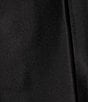 Color:Black - Image 4 - Illusion Mesh Corset Satin Ball Gown