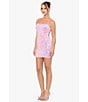 Color:Pink - Image 6 - Sleeveless Spaghetti Strap Iridescent Sequin Open Back Dress