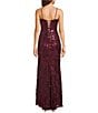 Blondie Nites Spaghetti Strap V-Neck Full Lace Strap Tie Back Dress - Image 6