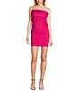 Blondie Nites Strapless Mesh Shire Sheath Dress,All Products : American Fashion Style Bags On Sale