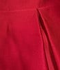 Blondie Nites Strapless Sleeveless Corset Satin Lamour Party Dress, Color:Red - Image 4