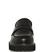 Color:Black Leather - Image 4 - France Waterproof Leather Mule Loafers