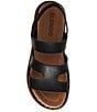 Color:Black Leather - Image 5 - Frankee Leather Platform Sandals