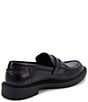 Color:Black Leather - Image 3 - Halo Leather Penny Loafers