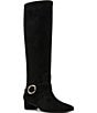 Blondo Oympia Waterproof Suede Block Heel Tall Boots - Image 1