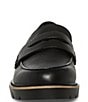 Color:Black Leather - Image 5 - Penny Waterproof Leather Loafers