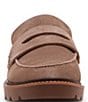 Color:Taupe Suede - Image 5 - Penny Waterproof Suede Loafers