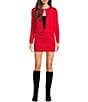 Blu Pepper Bow Front Coordinating Mini Skirt, Color:Red - Image 3