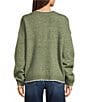 Blu Pepper Contrast Trim Crew Neck Long Sleeve Sweater - Image 2