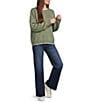 Blu Pepper Contrast Trim Crew Neck Long Sleeve Sweater - Image 3