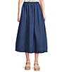 Blu Pepper Denim Maxi Skirt - Image 1